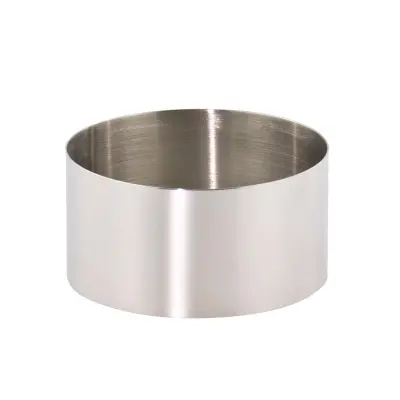 Set 2kos obroč-model enoporcijski 7,5xh4,5cm / inox