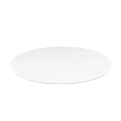 Okrogel servirni krožnik 32xh3cm / bel / melamin