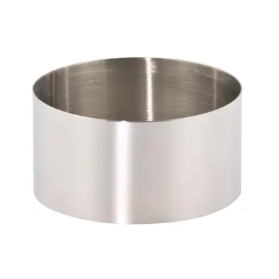 Set 2kos obroč-model enoporcijski 9xh4,5cm / inox