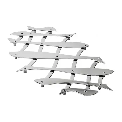 Pescher podstavek za kozico 51x19xh12cm / inox