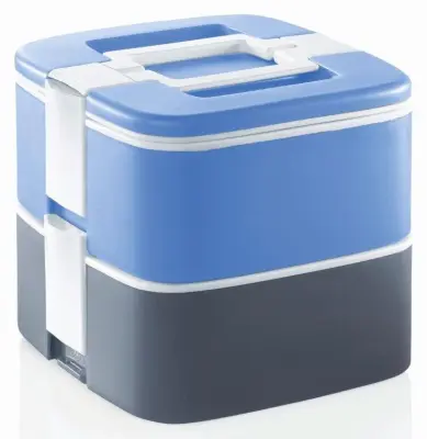 Lunch-box dvodelna termo posoda za hrano / 2x0,75l