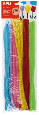 Apli Čistilec za pipe fluorescentne barve 50 kos