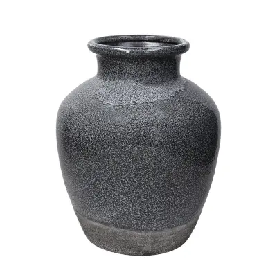 Naxos vaza 25,5xh31cm grafit / keramika