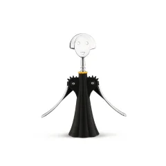 Odpirač za steklenico Anna G. / črn / inox, pvc