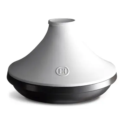 Tajine 33cm / 4l / belo/črn / indukcija / keramika