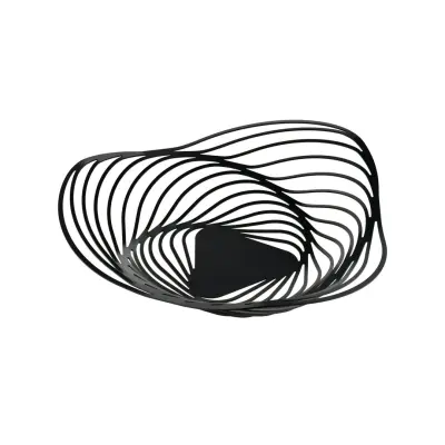 Trinity skleda 26xh7cm / inox / črna