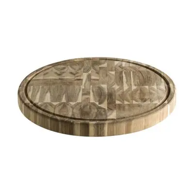 Deska za rezanje okrogla Premium akacija 40xh3,5cm / les