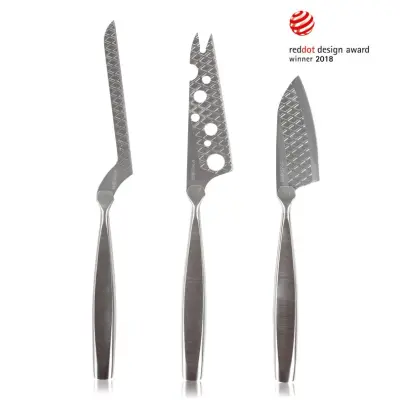 Set 3kos noži za sir Monaco (21 - 26cm) / inox