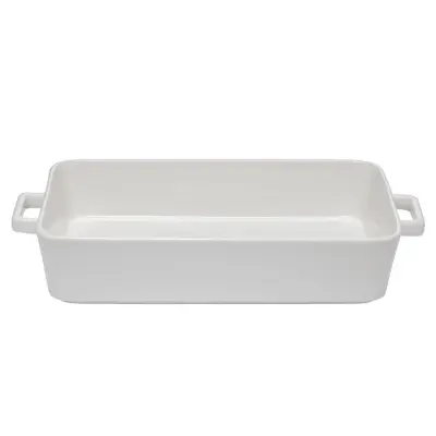 Pravokoten pekač White Epicurious 32x22,5x7cm / bel / porcelan
