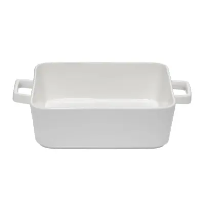 Kvadraten pekač White Epicurious 30,5x24x8cm / bel / porcelan
