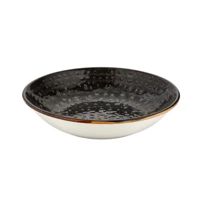 Globok krožnik Attitude Browny 21cm / okrogel / porcelan