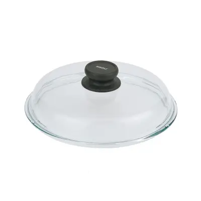 Gourmet steklen pokrov Bohemia 20cm / črn ročaj / steklo
