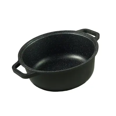 Blackplus kozica 20cm s silikonskim nastavkom za ročaje / 2 ročaja / indukcija / aluminij