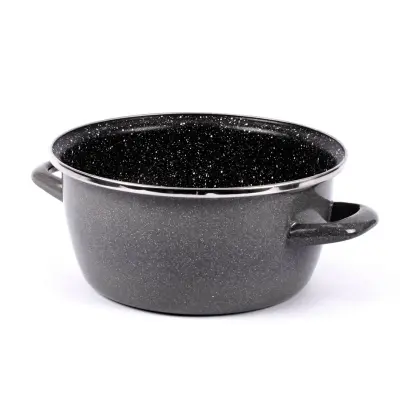 Kozica K2 28cm / dvojni ročaj / indukcija / kamnita prevleka, emajl