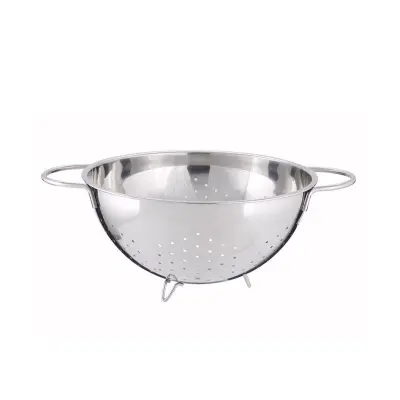 Cedilo z dvema ročajema 24 cm / inox