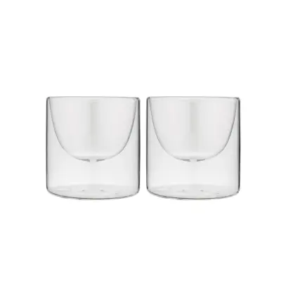Set kozarec za sladoled z dvojnim steklom Catering 220ml / 2 kos / steklo