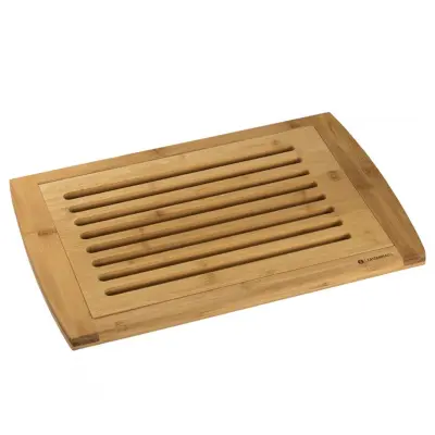 Deska za rezanje kruha 42x28xh2cm / pravokotna / bambusov les