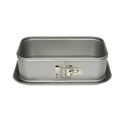 Pravokotni pekač s snemljivim obročem Silver Top 28x18xh11cm / ogljikovo jeklo, premaz