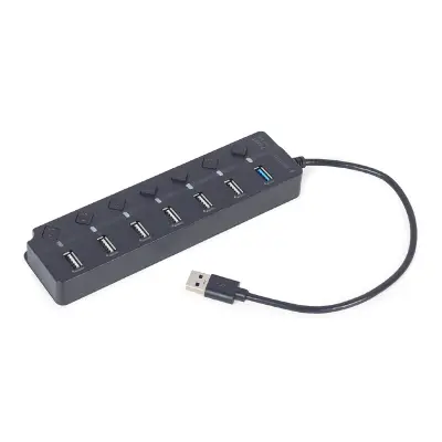 USB razdelilnik s stikalom 7-vrat UHB-U3P1U2P6P-01