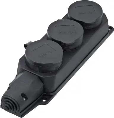 Razdelilna letev brez stikala 3-delna črna\, ohne Stecker interBär 9006-004.01