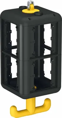 OBO Vertr napajalna enota IP20 m.Griff prazen VH-8 L OBO Bettermann 6109821 modul po meri  črna  1 kos