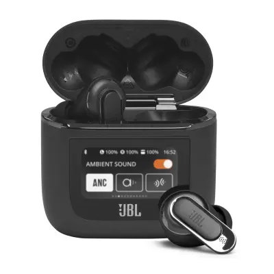 JBL Tour Pro 2 TWS črne brezžične slušalke