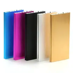 USB 2x powerbank 20000mAh + LED svetilka SLIM črn