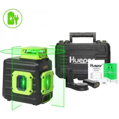 B21CG zeleni 6 linijski laserski nivelir 360 + kovček