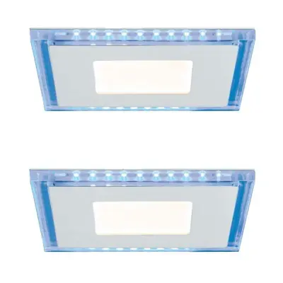 2x LED vgradni panel 7W z modro LED 2700K + napajalnik