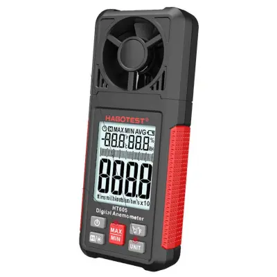 Digitalni anemometer merilec vetra in temperature LCD