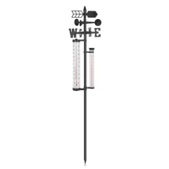 Vrtna vremenska postaja - termomter, merilnik padavin ter smeri in hitrosti vetra 145 cm