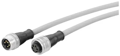 7/8 inčni vtični kabel\, 2x 7/8 inčni vtič\, 0\,5 m\, za ET200 Siemens 6XV18225BE50 tok priključni kabel  siva 0.50 m