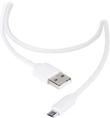 Vivanco USB kabel USB 2.0 USB-A vtič\, USB-mikro-B vtič 1.20 m bela  36252