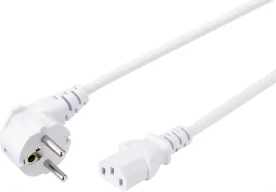 Sygonix SY-5043438 hladne naprave priključni kabel  bela 5.00 m