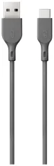 GP USB polnilni kabel USB 2.0 USB-A vtič\, USB-C® vtič 1.00 m siva  GPCBCC1NGYUSB191