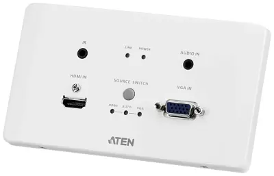 ATEN VE2812AEUT HDMI & VGA HDBaseT oddajnik EU stenska plošča ATEN VE2812AEUT HDMI® HDMI razširitev  100 m