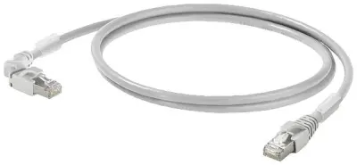 Weidmüller 2703320030 RJ45 omrežni kabel\, Patch kabel CAT 6a S/FTP 3.00 m siva  1 kos