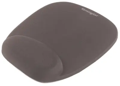 Podloga za miško Kensington Wist Rest Black Black Foam Ergonomska podloga za miško Kensington črna