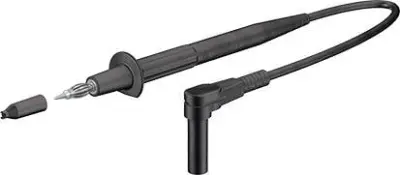 Stäubli XPF-484 varnostni merilni kabel 4 mm varnostni vtič 4 mm varnostni vtič 1.50 m črna 1 kos