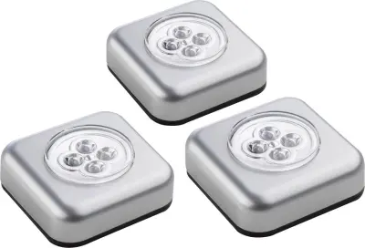 Majhna prenosna LED svetilka Müller 400136 srebrna 3 kosi