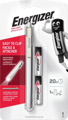 Energizer Metal Penlight led svetilka v obliki pisala  baterijsko 35 lm 20 h 50 g