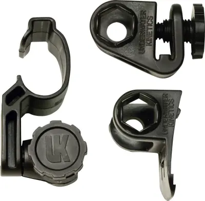 UK Underwater Kinetics 514819 držalo za čelado  vse UK 3AA/4AA črna