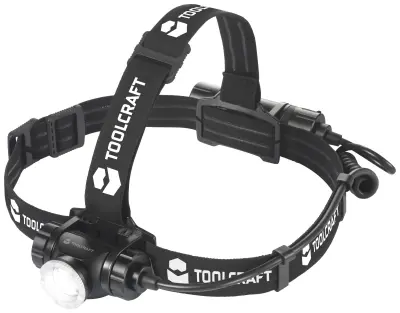 TOOLCRAFT TO-7838472 SMD LED naglavna svetilka akumulatorsko 1000 lm 5.5 h TO-7838472
