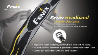 Fenix trak za glavo za LD10, LD20, PD30, PD31, PD32 in za vse svetilke z Ø 18 - 23mm Naglavni trak Fenix za LD10, LD20, PD30, PD31, PD32 za vse žepne