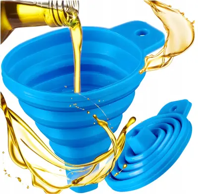 Silikonski zložljiv lijak 80mm