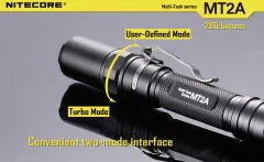 LED žepna svetilka NiteCore Multi Task MT2A \, deluje na baterije 67 g črna NITMT2A