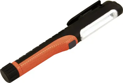 Velamp IS314 PROled svetilka v obliki pisala baterijsko led 170 mm črna/rdeča