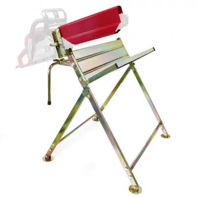 Univerzalna zložljiva koza za žaganje drv z zaščito