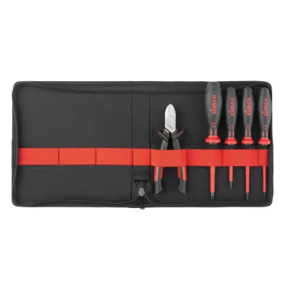 Cimco  104041 komplet orodja VDE\, električar v torbi 5-delni