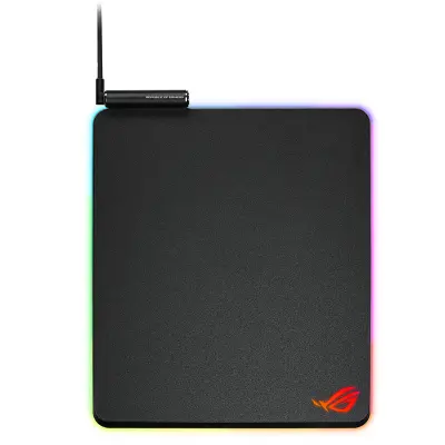 Asus  ROG Balteus  igralna podloga za miško    osvetljen  črna\, rdeča-rumena-modra